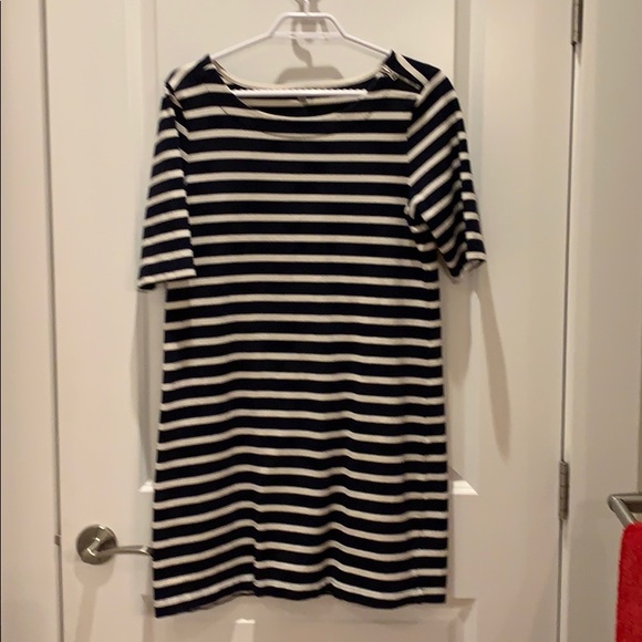 Gap striped medium dress with side neck zipper - Picture 3 of 4
